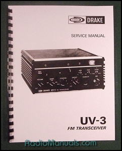 Drake UV-3 Service Manual: 11" X 17" Foldout Schematics - Click Image to Close